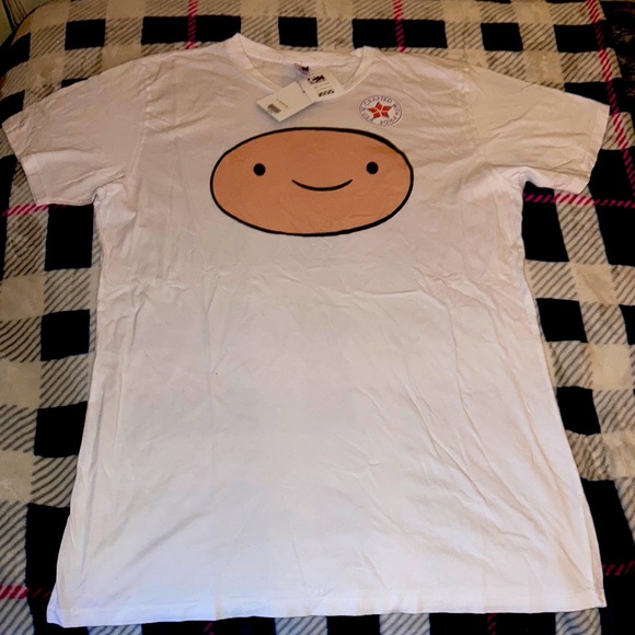 Adventure Time With Finn & Jake Finn Face T-shirt - Picture 1 of 4